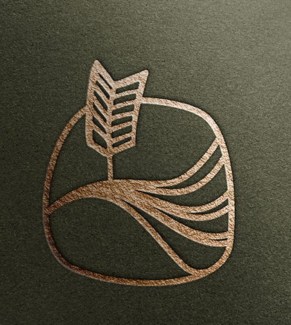 Logotipo Río Farmers, diseño de merchandising agrario